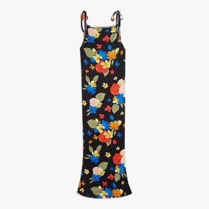 BOAT NECK TROPICANA MAXI DRESS